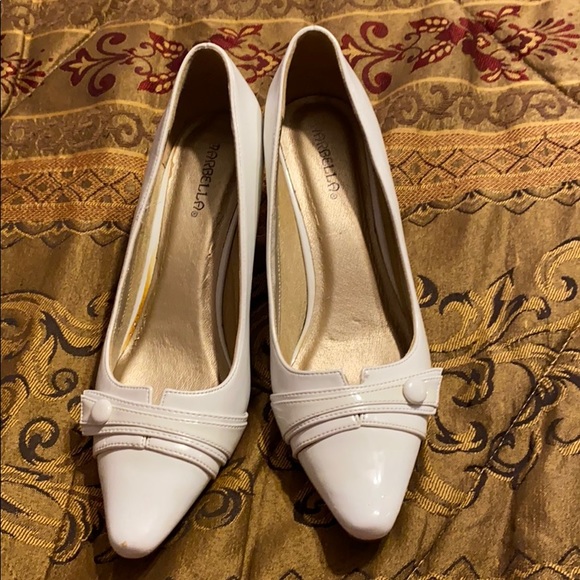 Marbella Shoes - Marbella flex Vintage white heels